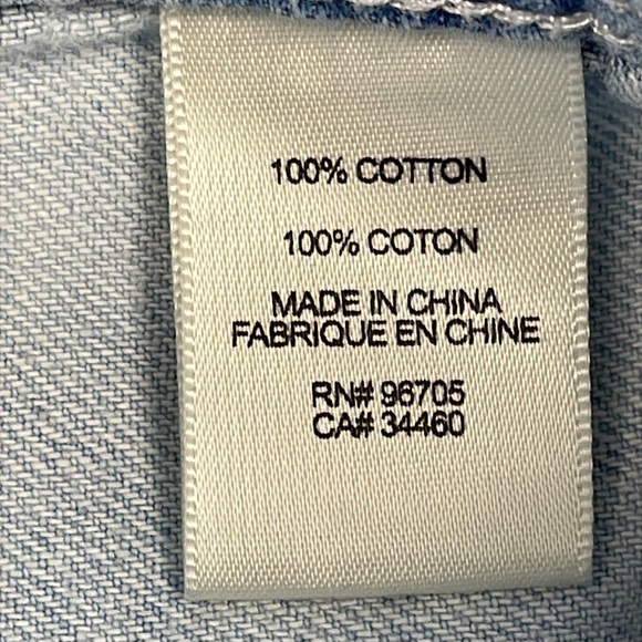 La Vie Rebecca Taylor Wide Leg High Rise Jean Light Acid Wash Festival Sz 32 - Picture 12 of 15